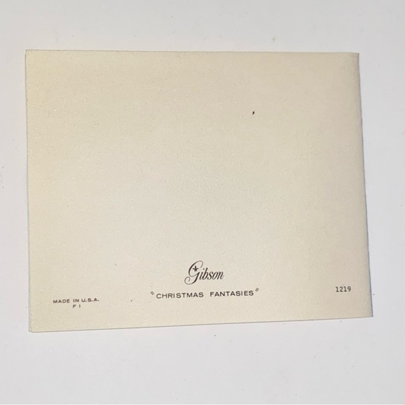 Vintage 1960s Gibson Boxed Christmas Fantasies Christmas Cards & Envelopes - Picture 4 of 10